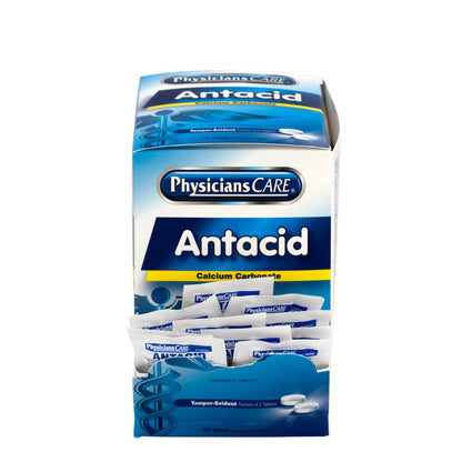 PhysiciansCare Antacid Heartburn Medication — 50 Doses (Two Tablets, 420 mg)