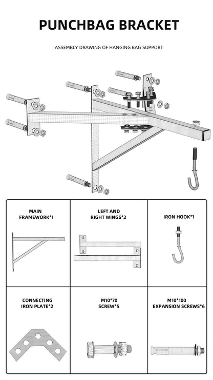 Playerz Heavy Duty Punch Bag Bracket