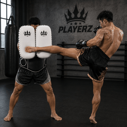 Playerz CoachTech Kick Pads - White