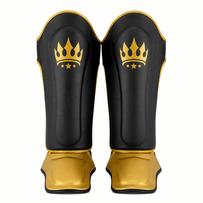 Playerz Power Shin Guards - Black/Gold