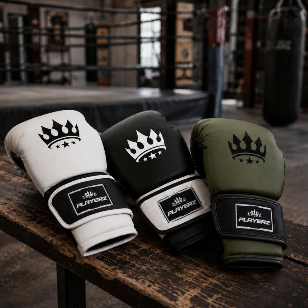 Playerz ProTech Boxing Gloves - Khaki