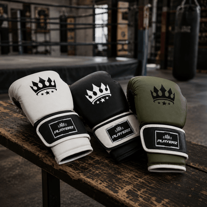 Playerz ProTech Boxing Gloves - White