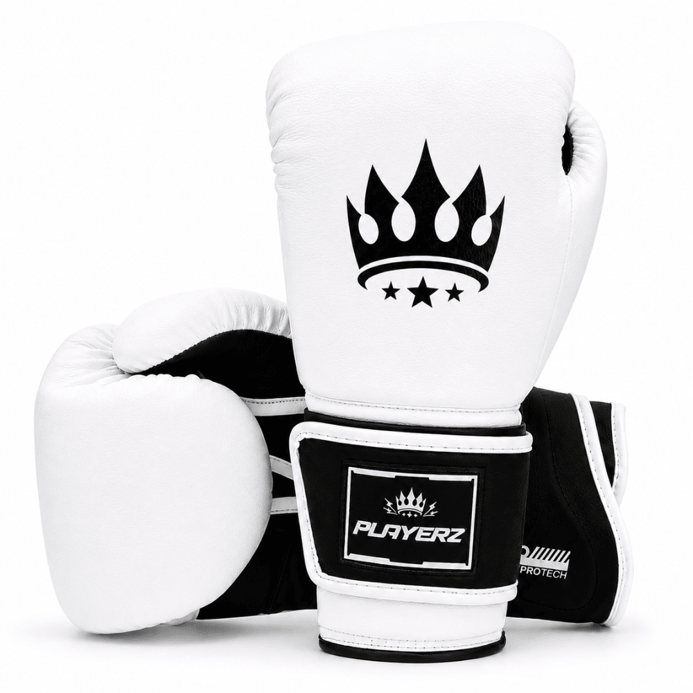 Playerz ProTech Boxing Gloves - White