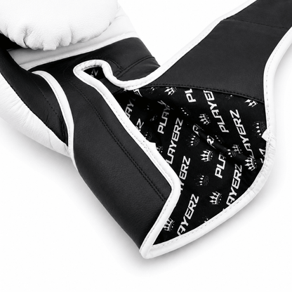 Playerz ProTech Boxing Gloves - White