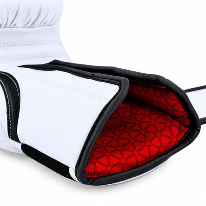 Playerz SparTech Boxing Gloves - White/Black