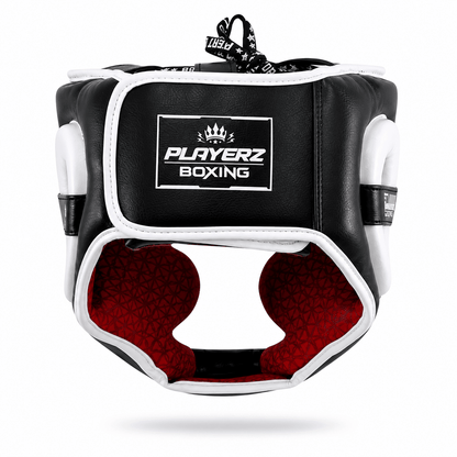 Playerz SparTech Head Guard - Black/White