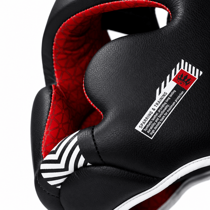Playerz SparTech Head Guard - Black/White