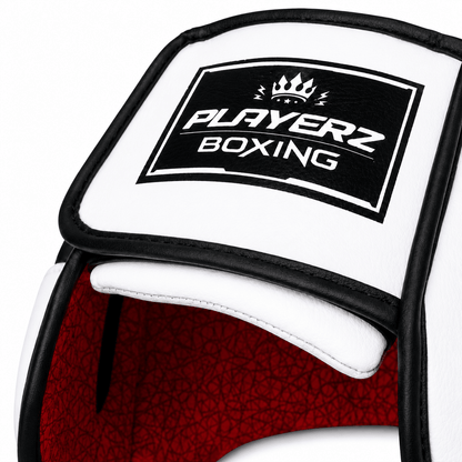 Playerz SparTech Head Guard - White/Black