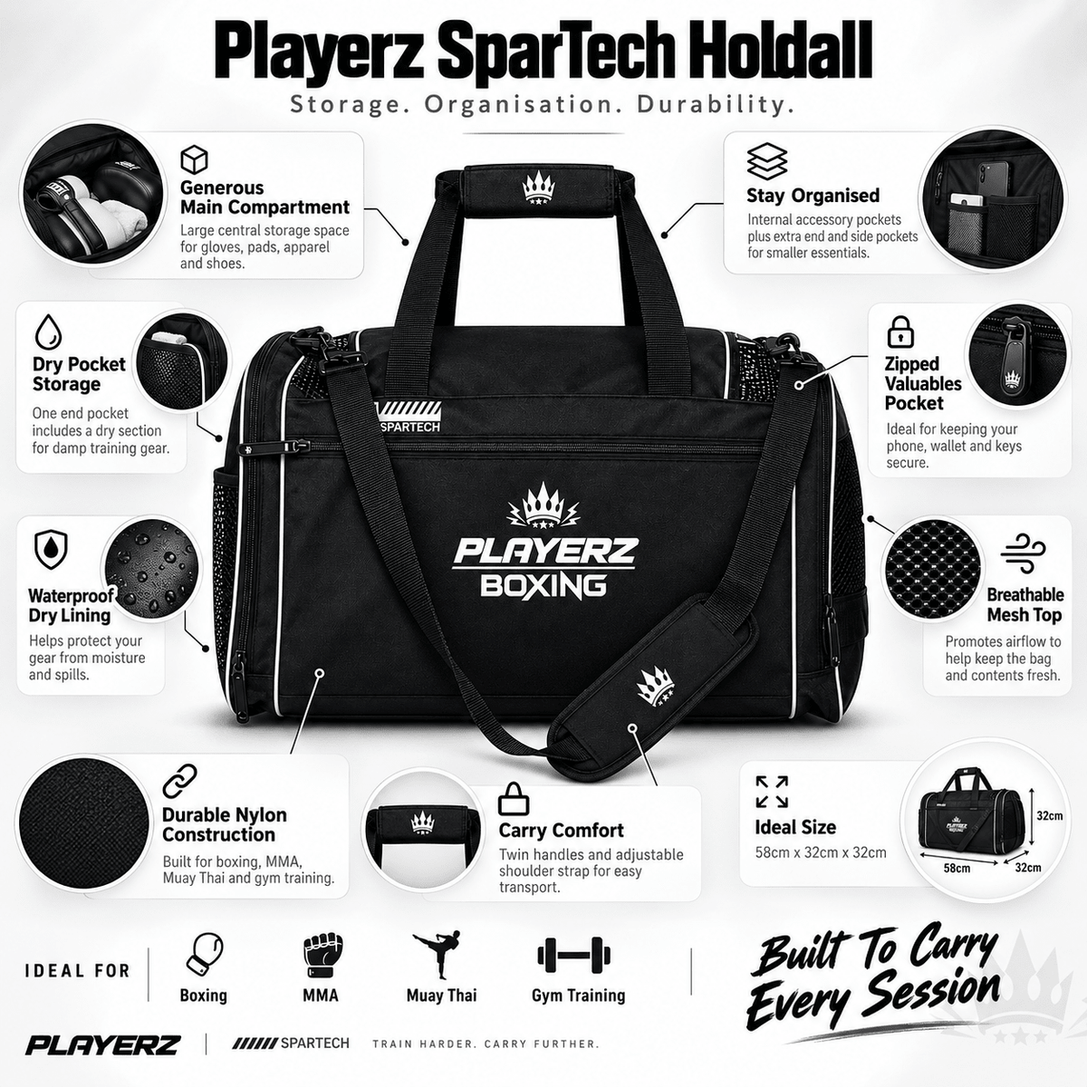Playerz SparTech Holdall