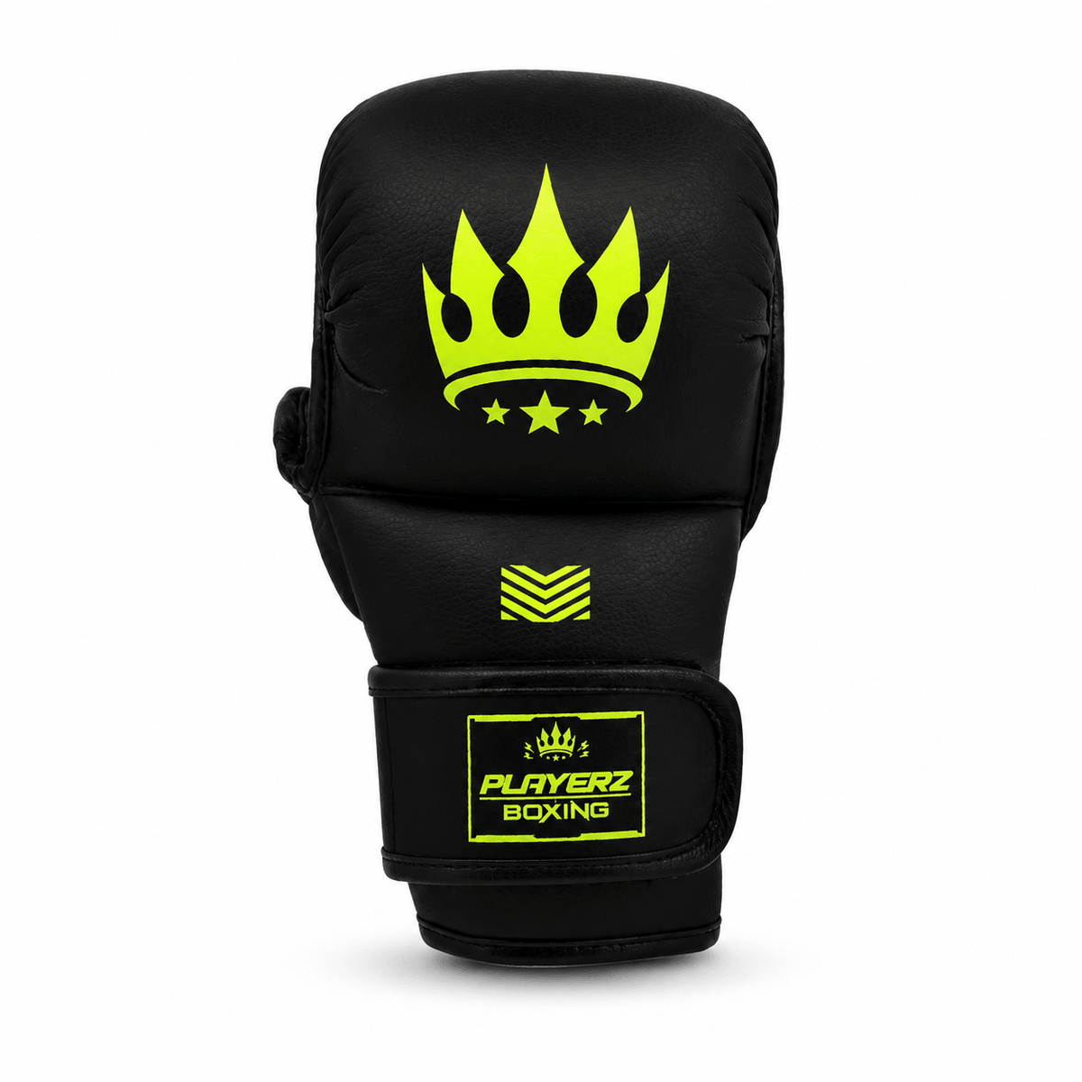 Playerz SparTech MMA Sparring Gloves - Black/Neon