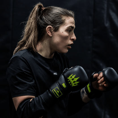 Playerz SparTech MMA Sparring Gloves - Black/Neon