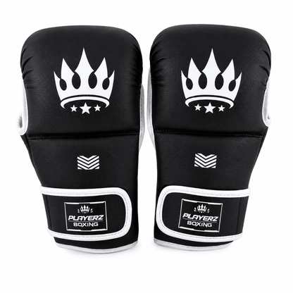 Playerz SparTech MMA Sparring Gloves - Black/White