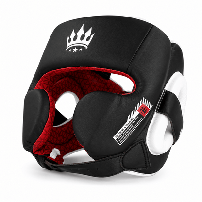 Playerz SparTech Pro Head Guard - Black/White
