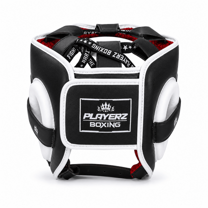 Playerz SparTech Pro Head Guard - Black/White