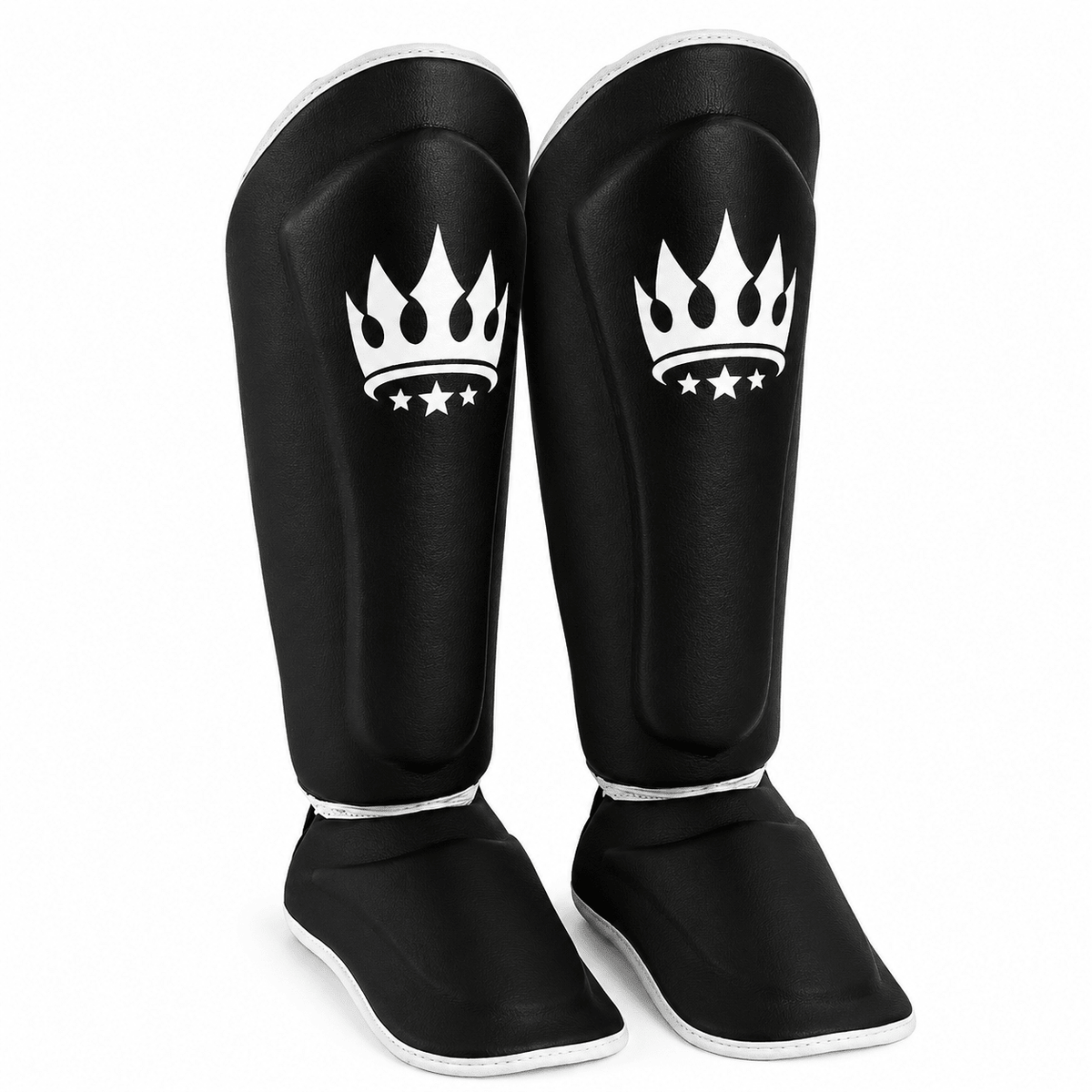 Playerz SparTech Shin Guards - Black/White