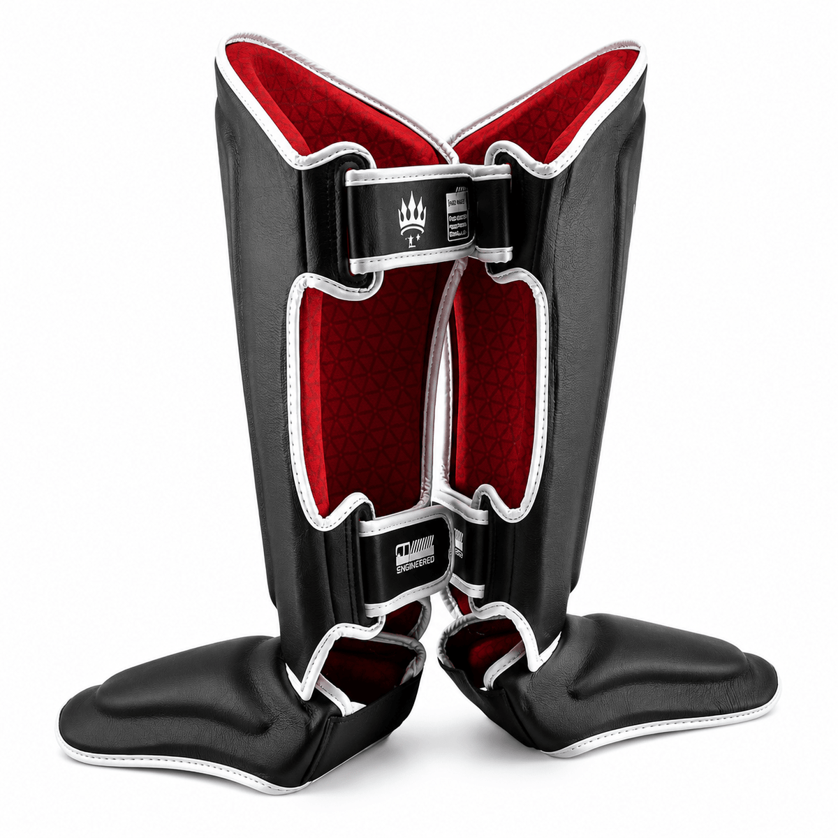 Playerz SparTech Shin Guards - Black/White