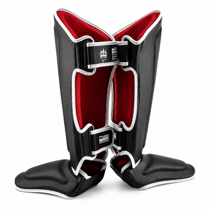 Playerz SparTech Shin Guards - Black/White