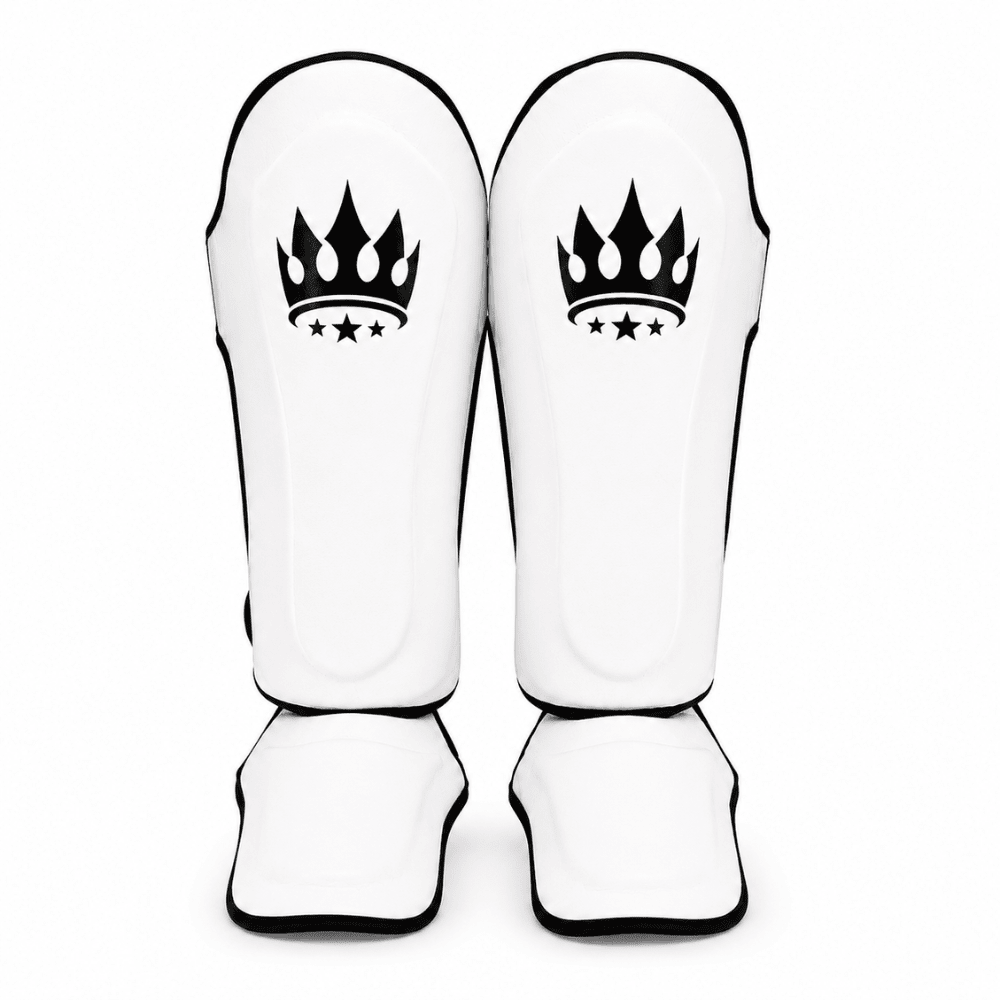 Playerz SparTech Shin Guards - White/Black