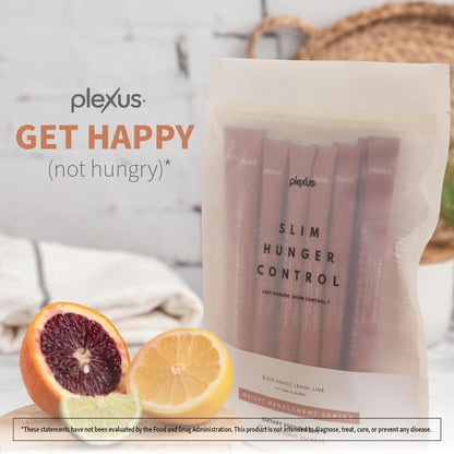 Plexus Slim Hunger Control — 30 Packets | Vegan & Gluten-Free Supplement for Satiety & Glucose Support