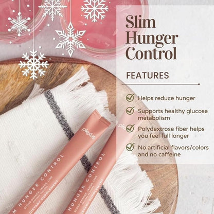 Plexus Slim Hunger Control — 30 Packets | Vegan & Gluten-Free Supplement for Satiety & Glucose Support