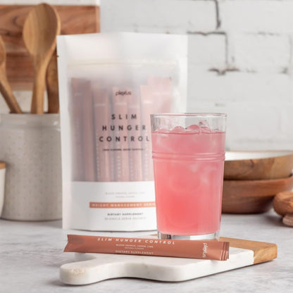 Plexus Slim Hunger Control — 30 Packets | Vegan & Gluten-Free Supplement for Satiety & Glucose Support