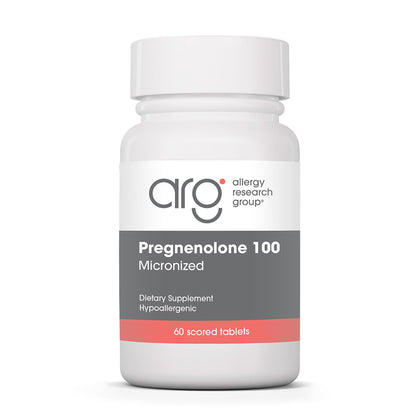 Allergy Research Group Pregnenolone 100mg – Plant-Based Hormone Support (60 Tablets)