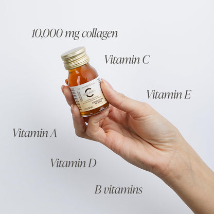 PRIMABIOTIC Liquid Collagen – 10,000 mg per Serving, Hydrolyzed Collagen + 12 Vitamins, Gluten Free, 900 ml (30 x 30 ml)