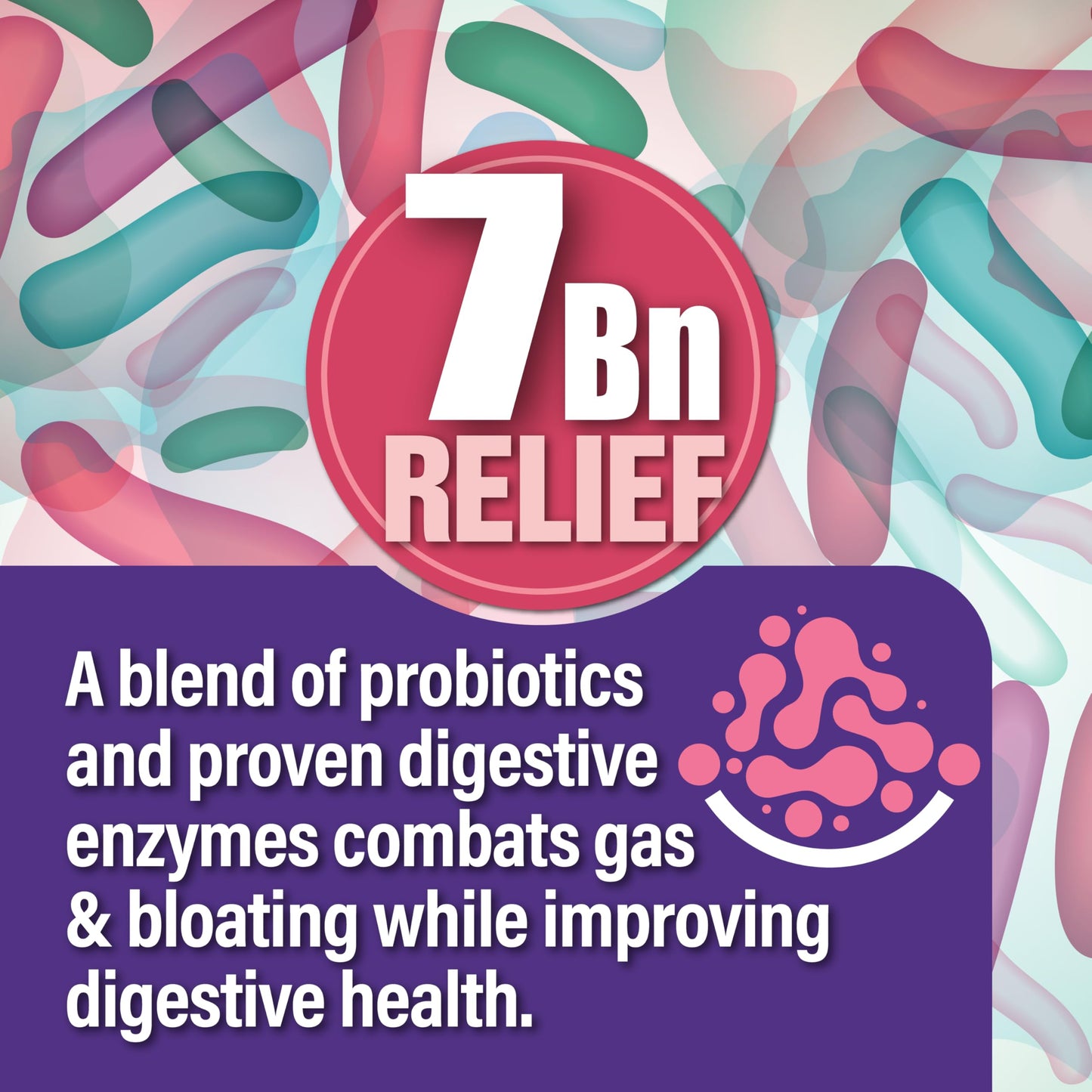 Probiotiv Gas & Bloating Support — 7B CFU Chewable Probiotics for Gut Comfort