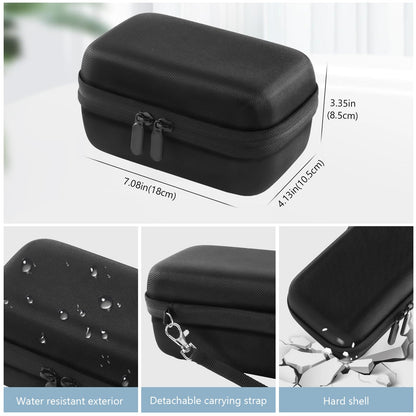 ProCase Travel Case for NeilMed Sinus Rinse Packets – Portable Carrying Bag for Nasal Rinse Kit (Black)