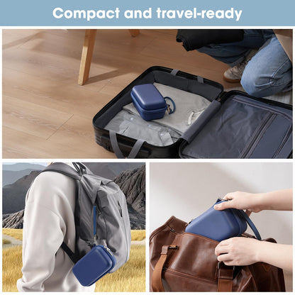 ProCase Travel Case for NeilMed Sinus Rinse Packets | Portable Neti Pot & Nasal Wash Kit – Navy