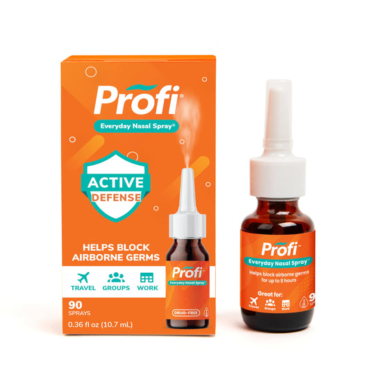 بخاخ الأنف اليومي Profi™ – حماية تصل إلى 8 ساعات ضد الجراثيم المحمولة بالهواء | 90 بخّة، 0.36 أونصة سائلة
