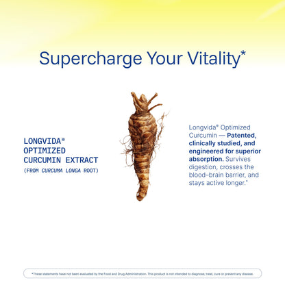 ProHealth Turmeric Curcumin with Longvida – 286x More Bioavailable, 1000 mg per Serving, 60 Caps per Bottle, 3-Pack