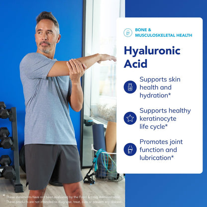Pure Encapsulations Hyaluronic Acid | Skin Hydration & Joint Support | Gluten Free, Vegan & Non-GMO | 180 Capsules