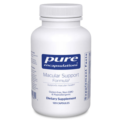 Pure Encapsulations Macular Support Formula | Hypoallergenic, Enhanced Antioxidant Formula for Healthy Eyes | 120 Capsules