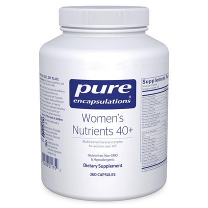 Pure Encapsulations Women's Nutrients 40+ – Multivitamin for Women Over 40 | Urinary Tract, Breast & Eye Health Support | 360 Capsules