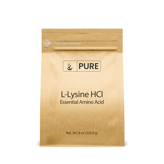 Pure Original Ingredients L-Lisina HCl (227 g) – Alfa-Amminoacido, Non OGM, Senza Glutine