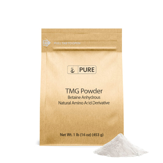 Pure Original TMG Powder (450g) – Trimetilglicina, Vegano, Senza Glutine