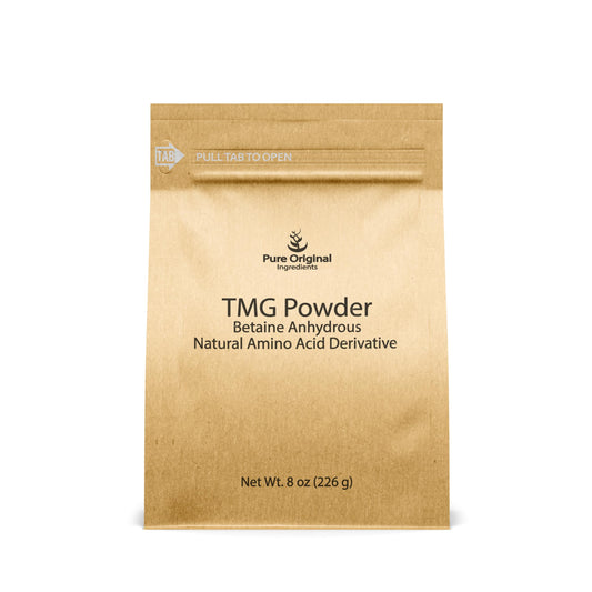 PURE ORIGINAL INGREDIENTS TMG in Polvere – Trimetilglicina (TMG), Vegano e Senza Glutine, 227 g