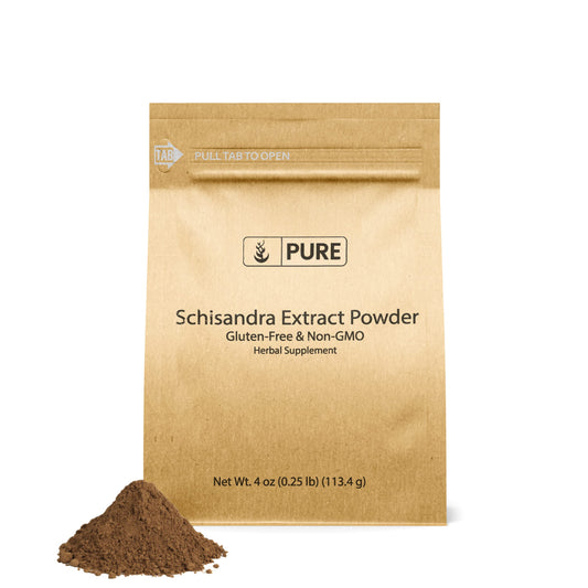Estratto Puro Originale di Schisandra in Polvere (113 g) – Non OGM, Senza Glutine | Frutto dai Cinque Sapori