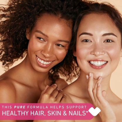 PUREFINITY Collagen Peptides for Women – Multi-Type I/II/III/V/X with Biotin & Hyaluronic Acid | 90 Capsules