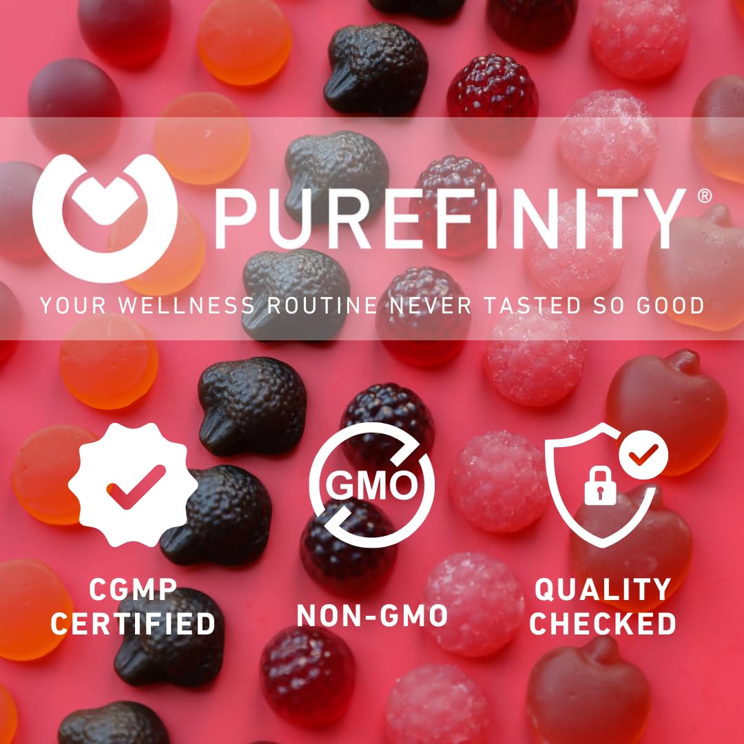 PUREFINITY Tart Cherry Gummies – Uric Acid Flush & Joint Relief (60 Count)