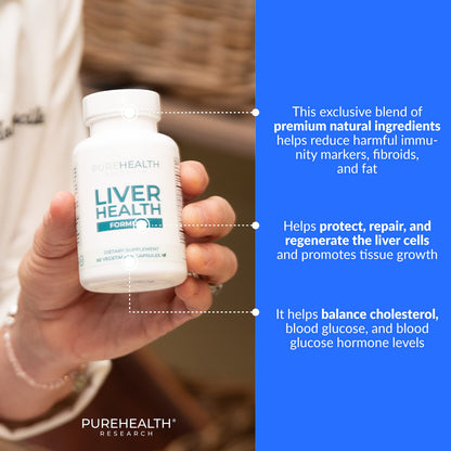 PureHealth Research Liver Health Detox & Cleanse Supplement – Artichoke, Milk Thistle & Dandelion | 360 Capsules