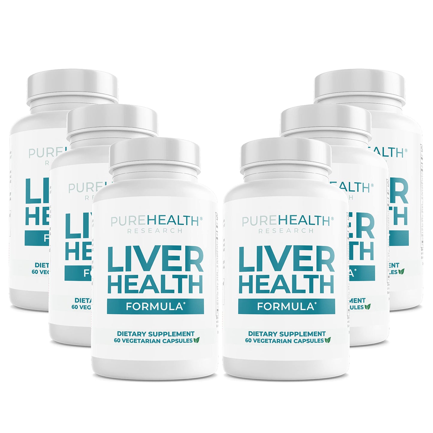 PureHealth Research Liver Health Detox & Cleanse Supplement – Artichoke, Milk Thistle & Dandelion | 360 Capsules