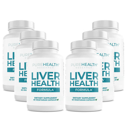 PureHealth Research Liver Health Detox & Cleanse Supplement – Artichoke, Milk Thistle & Dandelion | 360 Capsules