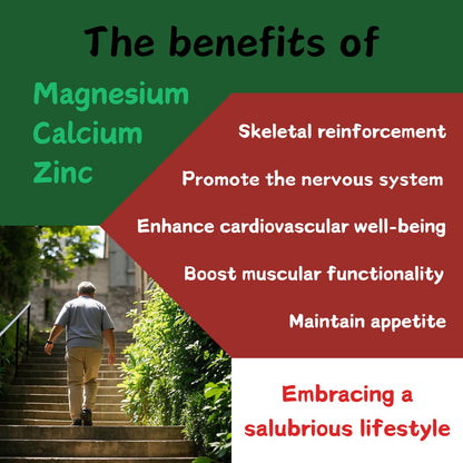 Putaojun Calcium Magnesium Zinc Gummies with Vitamin D3 | Sugar Free, Vegan, Raspberry – 1 Pack