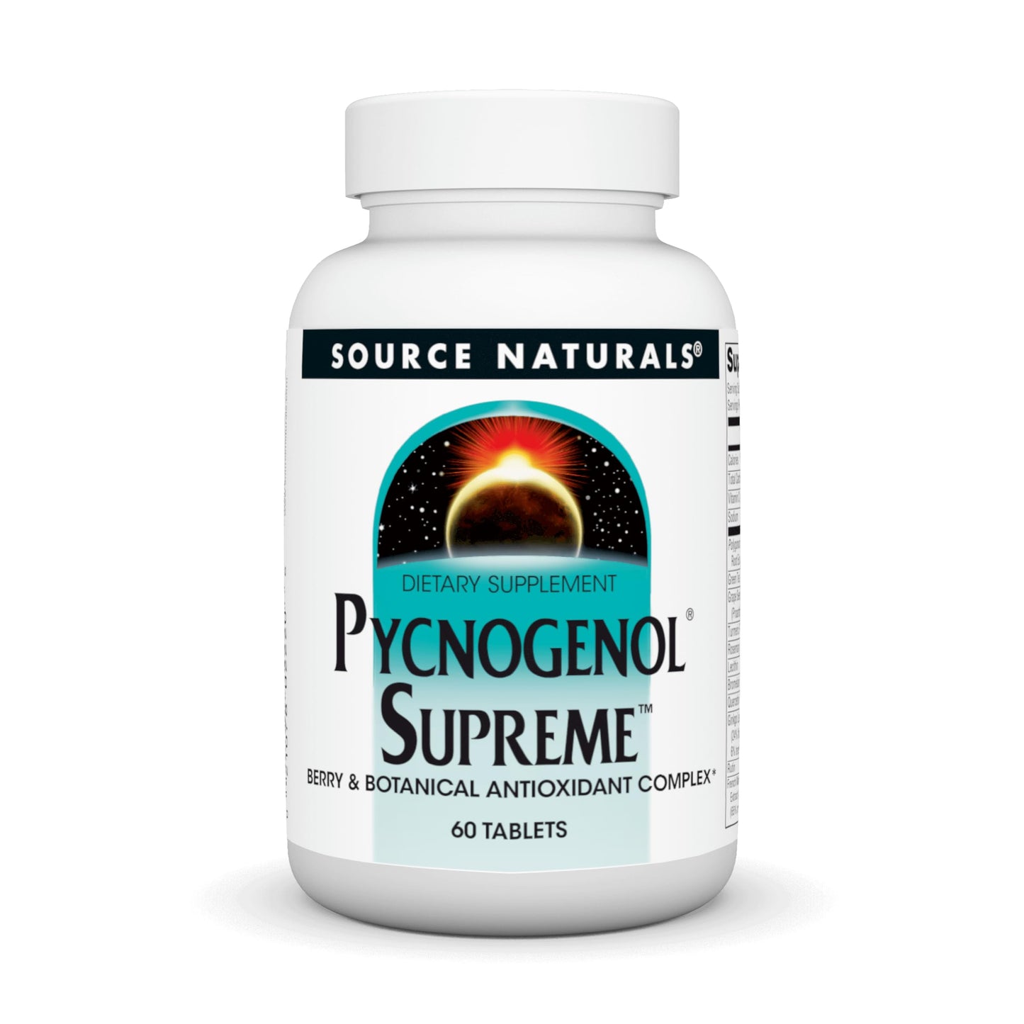 Source Naturals Pycnogenol Supreme: Berry & Botanical Antioxidant Complex | 60 Tablets