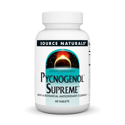 Source Naturals Pycnogenol Supreme: Berry & Botanical Antioxidant Complex | 60 Tablets