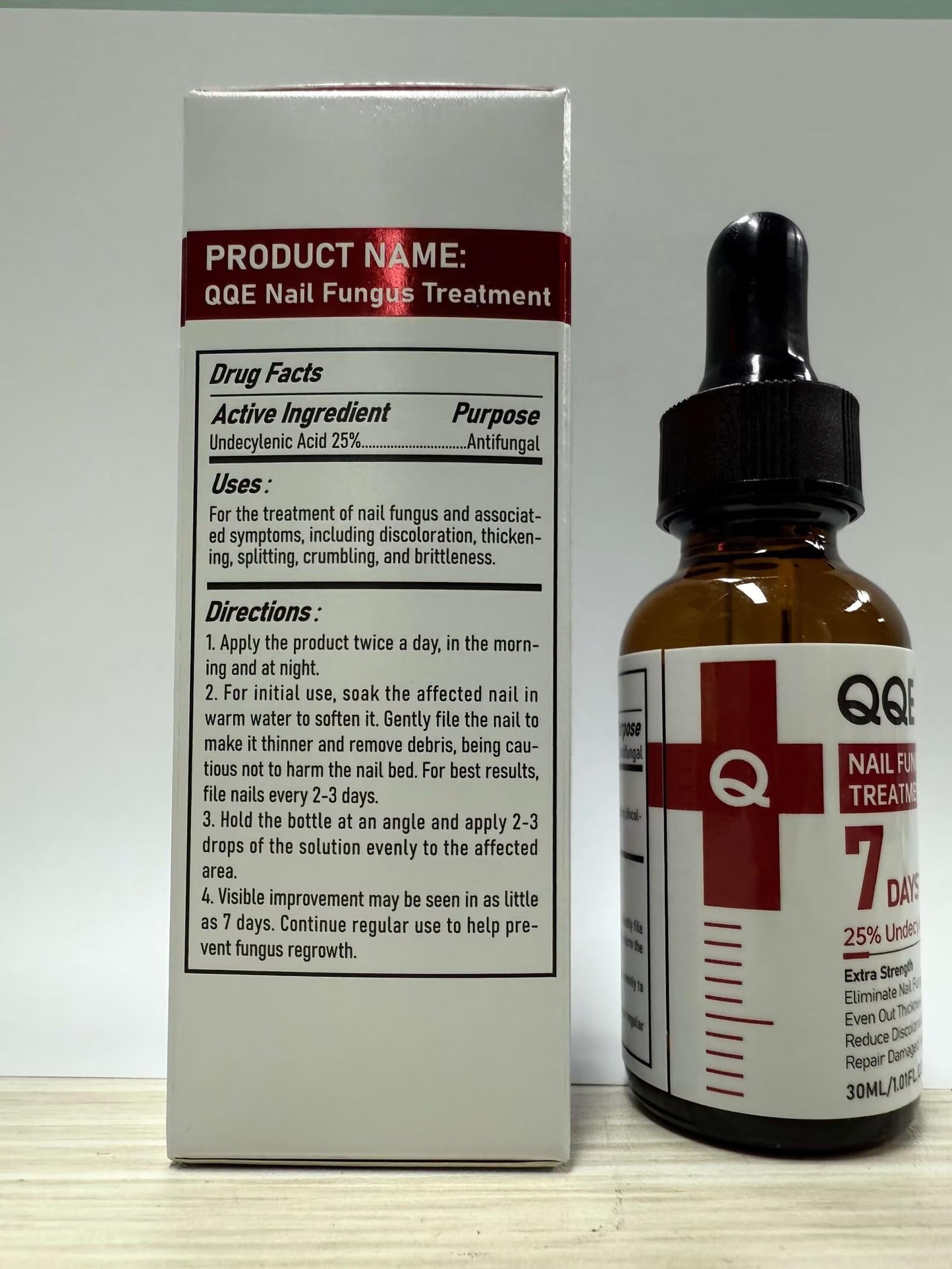 QQE Nail Fungus Treatment Extra Strength - 25% Undecylenic Acid