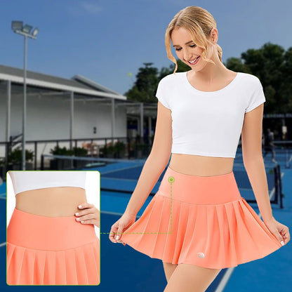 Quick Drying Pleated Tennis Skirt UPF 100