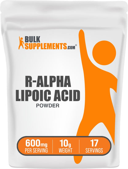 R-Alpha Lipoic Acid Powder 200mg (R-ALA) – Gluten Free | BulkSupplements.com